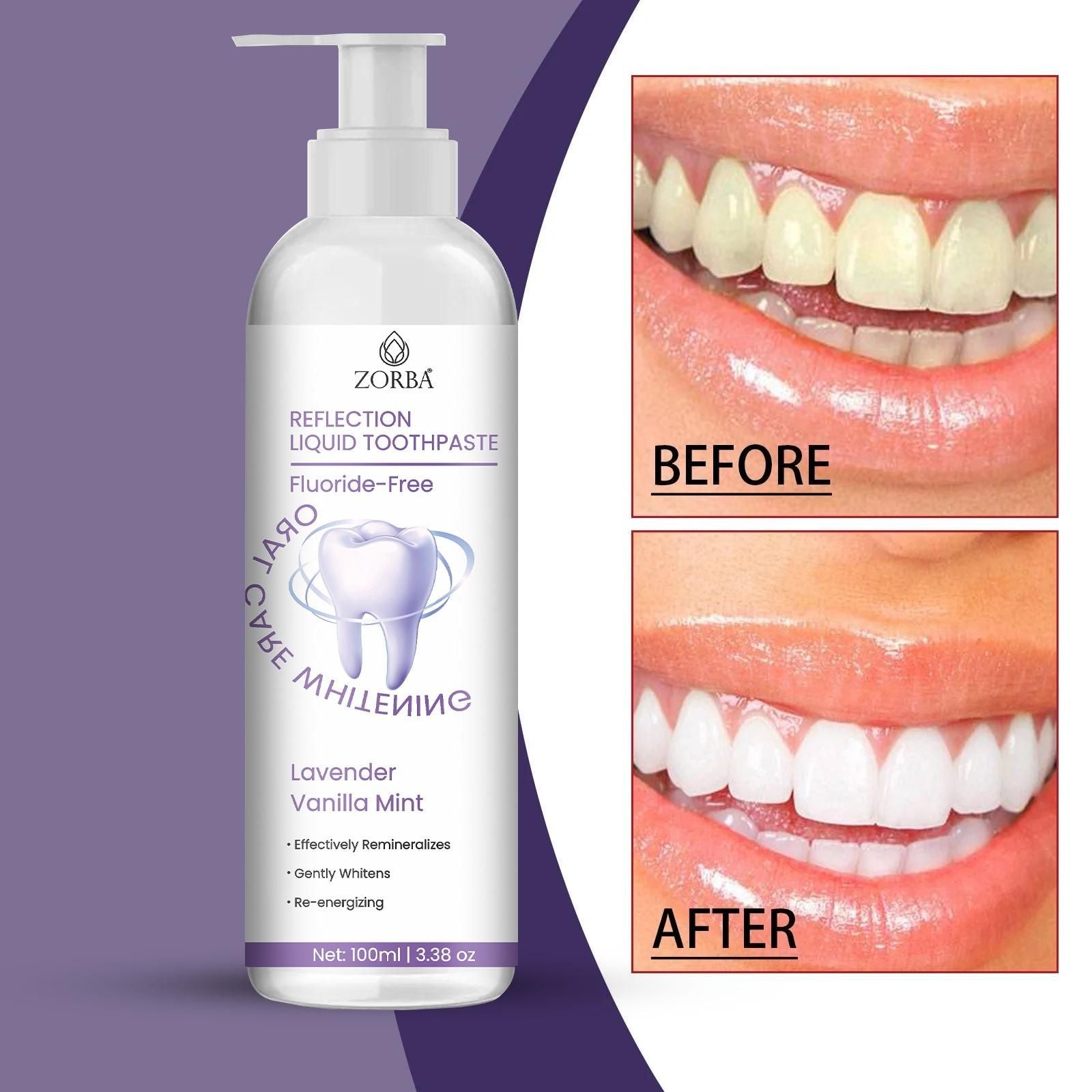 ZORBA Reflection Liquid Toothpaste 200ml Pack of 2