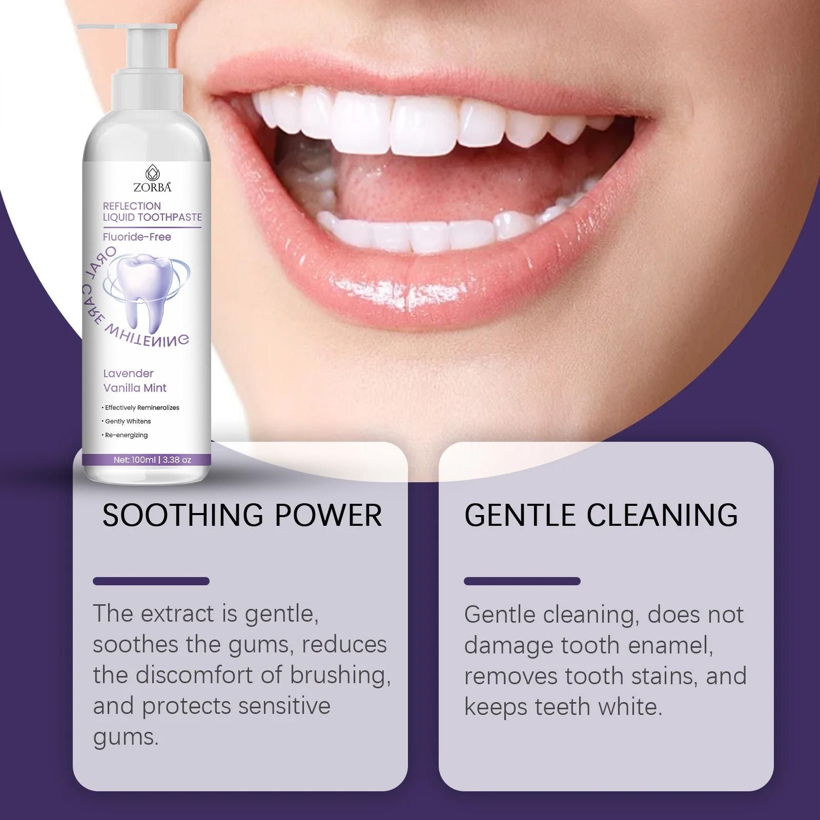 ZORBA Reflection Liquid Toothpaste 200ml Pack of 2