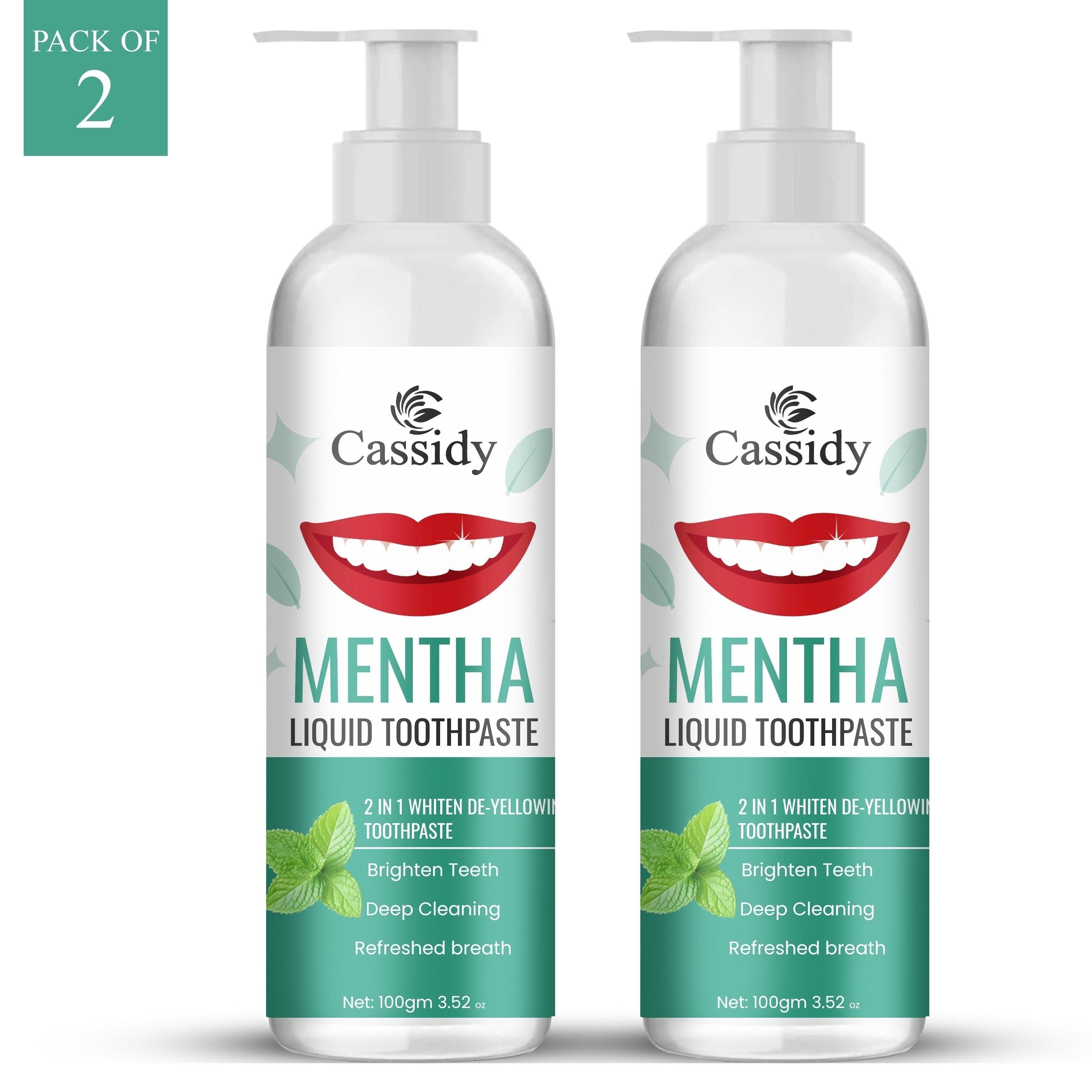 Mentha Liquid Toothpaste 200gm Pack of 2